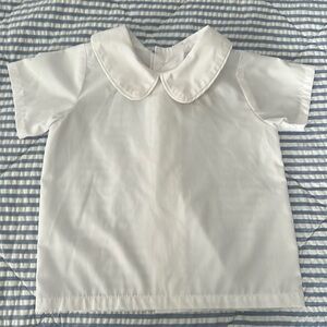 Beaufort Bonnet short sleeved Peter Pan collared shirt: BOY
